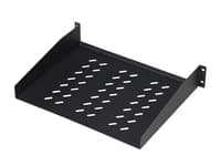 Digitus DN-19 TRAY-2-55-SW - Hylla för rack - RAL 9005 - 2U - 19"