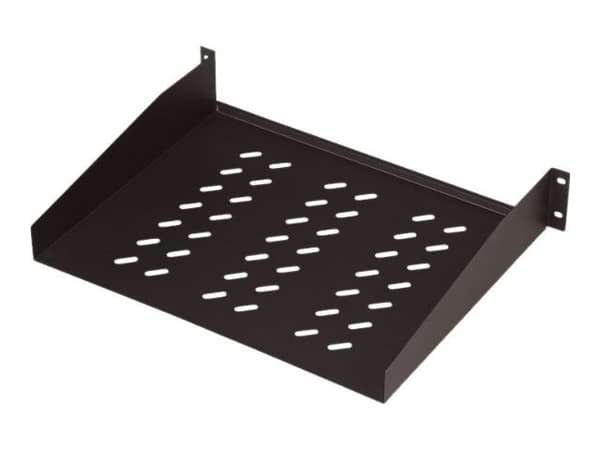 Digitus DN-19 TRAY-2-55-SW - Hylla för rack - RAL 9005 - 2U - 19"