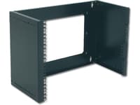 DIGITUS Professional DN-19 PB-8U-SW - Monteringsfäste - väggmontering - svart, RAL 9005 - 8U - 19"