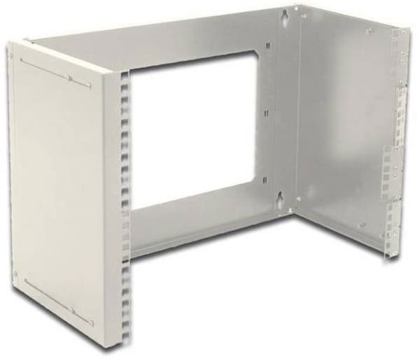 DIGITUS Professional DN-19 PB-8U-SW - Monteringsfäste - väggmontering - svart, RAL 9005 - 8U - 19"