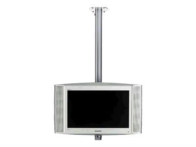 SMS Flatscreen CM ST800 - Monteringssats (takmontering, konsol, stång) - lutning och vridning - svart, aluminium - takmonterbar