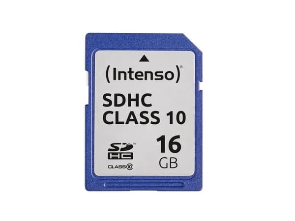 Intenso Class 10 - Flash-minneskort - 16 GB - Class 10 - SDHC