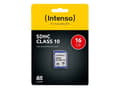 Miniatyrbild 1 av 5: Intenso Class 10 - Flash-minneskort - 16 GB - Class 10 - SDHC