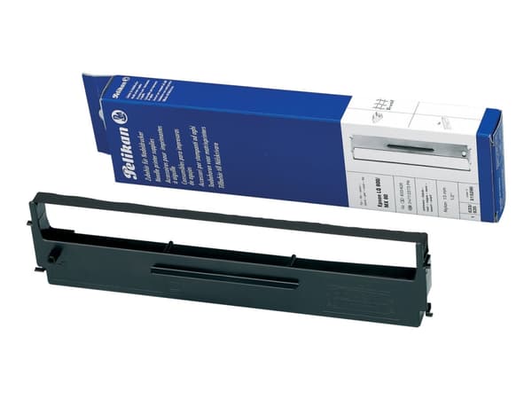 Pelikan - Svart - stoffbånd for skriver - for Citizen Prodot 9; Compuprint 4/14, 92X; Epson ActionPrinter 4000, L-1000; MX 80, 82; RX 80