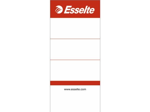 Esselte - Mapperyggetikett - for ANSI A (Letter) (216 x 279 mm) - hvit (en pakke 100)