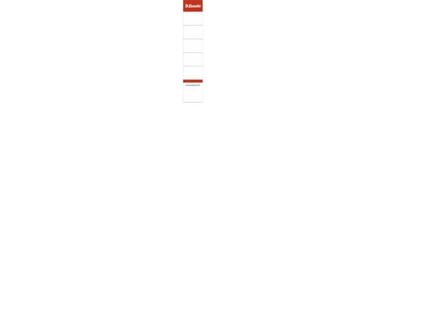 Esselte - Mapperyggetikett - for ANSI A (Letter) (216 x 279 mm) - hvit (en pakke 100)