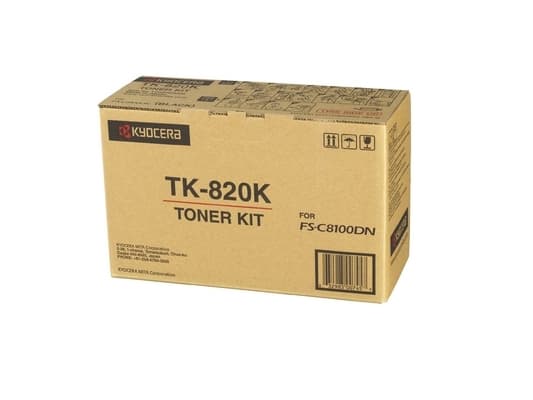 KYOCERA TK-820K, 15000 Sider, Sort
