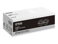 Epson AL-M200/MX200 väriainekasetti kahden kappaleen pakkaus 2 x 2,5k, 5000 sivua, Musta, 1 kpl