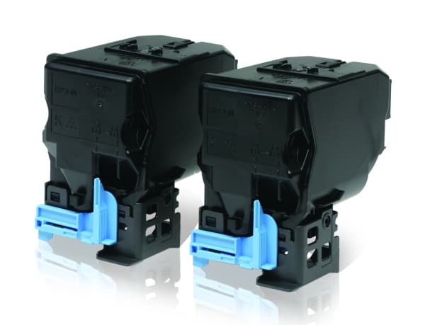 Epson Multipack - 2-pack - høykapasitets - svart - original - tonerpatron - for AcuLaser C3900DN, C3900DTN, C3900N, C3900TN, CX37DN, CX37DNF, CX37DTN