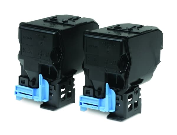 Epson Multipack - 2-pack - høykapasitets - svart - original - tonerpatron - for AcuLaser C3900DN, C3900DTN, C3900N, C3900TN, CX37DN, CX37DNF, CX37DTN