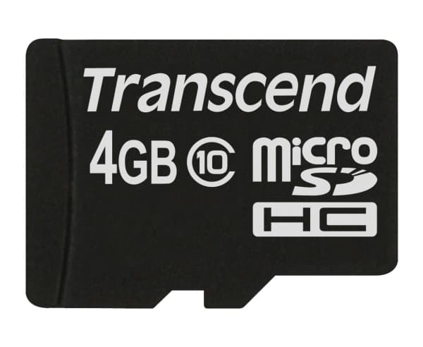 Transcend Premium - Flashminnekort - 4 GB - Class 10 - 133x - microSDHC