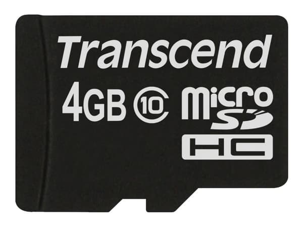 Transcend Premium - Flashminnekort - 4 GB - Class 10 - 133x - microSDHC