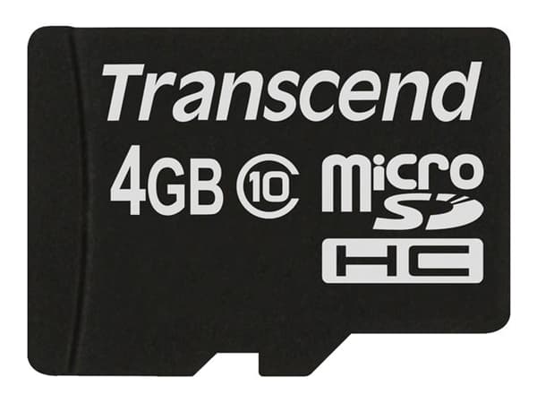 Transcend Premium - Flashminnekort - 4 GB - Class 10 - 133x - microSDHC