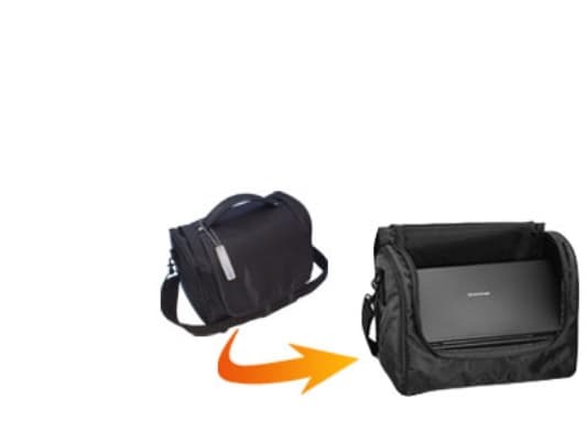 Fujitsu ScanSnap kantolaukku (Tyyppi 5) - Tasku skannerille - ScanSnap fi-5110, iX1400, iX1500, iX1600, iX1600, iX500, S1500, S500, S510 -laitteille