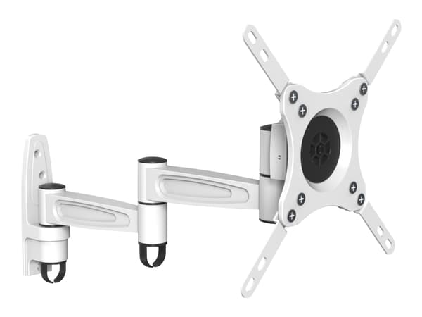 Multibrackets M VESA Flexarm 360 III - Monteringssats (vridbar arm) - för LCD-TV - vit - skärmstorlek: 15"-40"