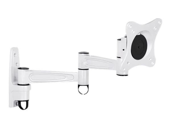 Multibrackets M VESA Flexarm 360 III - Monteringssats (vridbar arm) - för LCD-TV - vit - skärmstorlek: 15"-40"