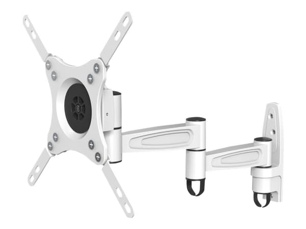 Multibrackets M VESA Flexarm 360 III - Monteringssats (vridbar arm) - för LCD-TV - vit - skärmstorlek: 15"-40" Vit
