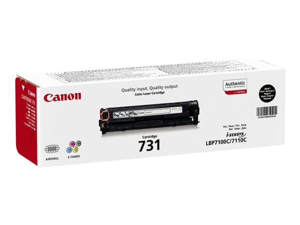 Canon 731 BK - Svart - original - tonerpatron - for i-SENSYS MF623Cn, MF628Cw