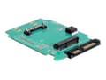 Miniatyrbilde 1 av 5: DeLOCK Converter SATA 22 pins > mSATA - Lagringskontroll - 1,8" - SATA 3Gb/s - SATA 3Gb/s
