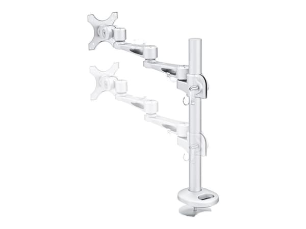 Neomounts FPMA-D935G - Monteringssett - full bevegelse - for LCD-skjerm - sølv - skjermstørrelse: 10"-30" - malje, skrivebordsmonterbar