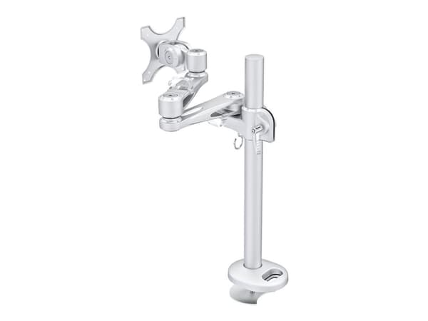 Neomounts FPMA-D935G - Monteringssett - full bevegelse - for LCD-skjerm - sølv - skjermstørrelse: 10"-30" - malje, skrivebordsmonterbar