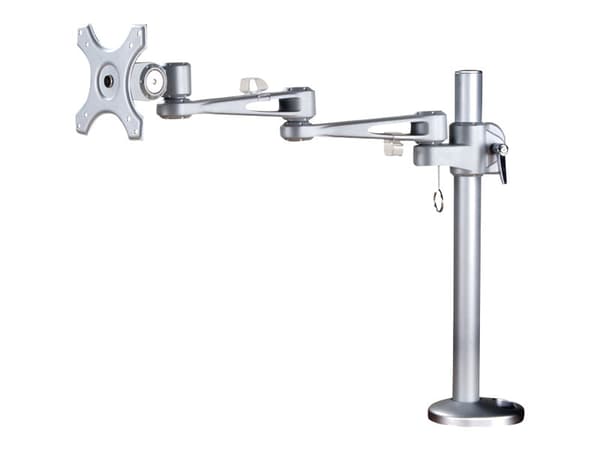 Neomounts FPMA-D935G - Monteringssett - full bevegelse - for LCD-skjerm - sølv - skjermstørrelse: 10"-30" - malje, skrivebordsmonterbar