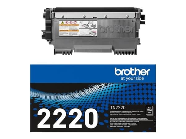 Brother TN-2220 tonerpatron 1 stykker Original Sort