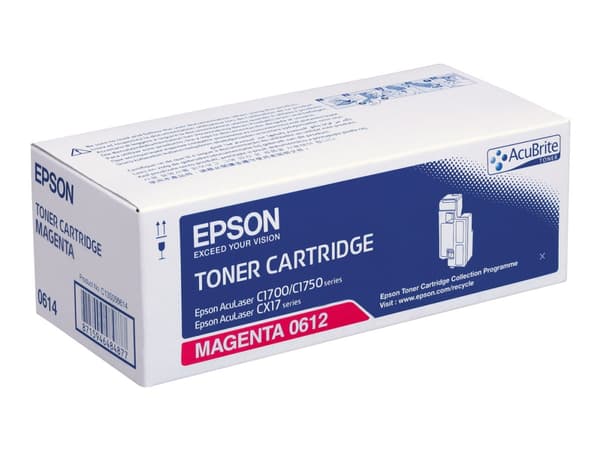 Epson - Høykapasitets - magenta - original - tonerpatron - for AcuLaser C1700, C1750N, C1750W, CX17NF, CX17WF
