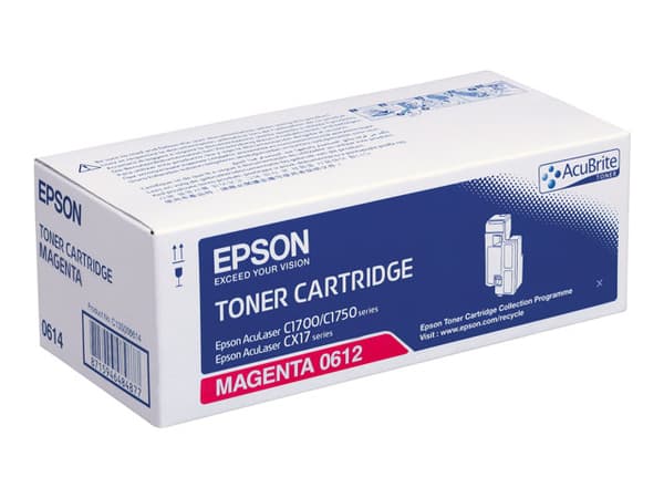 Epson - Høykapasitets - magenta - original - tonerpatron - for AcuLaser C1700, C1750N, C1750W, CX17NF, CX17WF