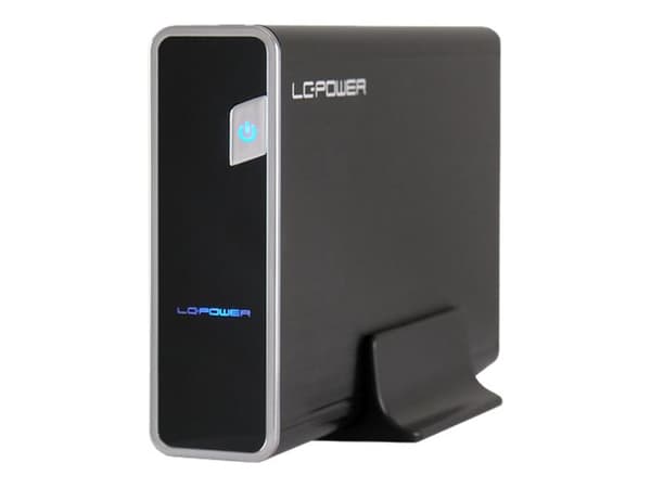 LC Power LC-35U3 - Drevkabinett - 3.5" - SATA 6Gb/s - USB 3.0 - svart Sort