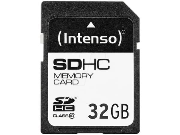 Intenso Class 10 - Flashhukommelseskort - 32 GB - Class 10 - SDHC