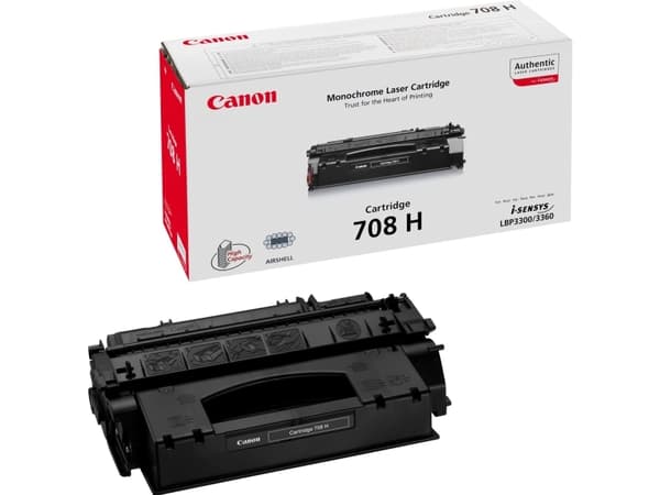 Canon 708H - Svart - original - tonerpatron - for i-SENSYS LBP3360; Laser Shot LBP-3300, 3360