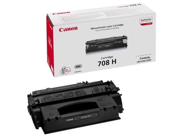 Canon 708H - Svart - original - tonerpatron - for i-SENSYS LBP3360; Laser Shot LBP-3300, 3360