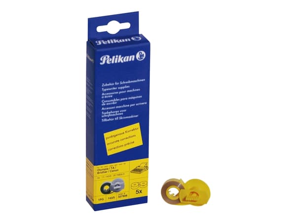 Pelikan 507806, Adler-Royal 1000 E, 1005, 1005 XL, 1005 XL II, 1010, 1011, 1020, 1041, 115, 300 TTX, 310, 315,..., Keltainen, 38,4 g, 18000 kpl