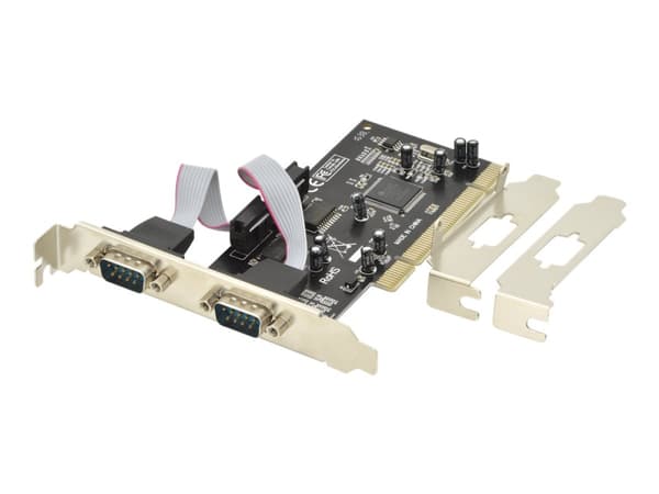DIGITUS DS-33003 - Seriell adapter - PCI - RS-232 Sort