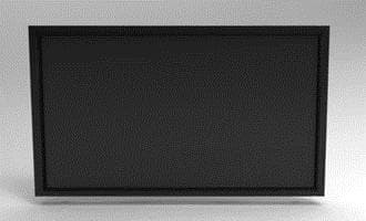 Elo Front-Mount Bezel - Bildskärmsram - eloxiderat aluminium - för Open-Frame Touchmonitors 2244L IntelliTouch, 2294L