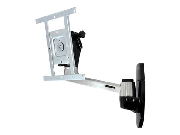 Ergotron LX HD Wall Mount Swing Arm - Monteringssett (svingarm) - for TV - aluminium - skjermstørrelse: up to 49" - veggmonterbar Aluminium