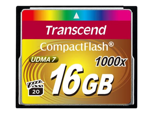 Transcend Ultimate - Flash-minneskort - 16 GB - 1000x - CompactFlash