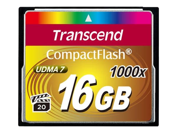 Transcend Ultimate - Flashminnekort - 16 GB - 1000x - CompactFlash
