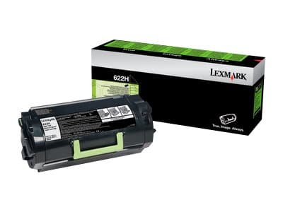 Lexmark 622H - Lång livslängd - svart - original - tonerkassett LCCP, LRP - för Lexmark MX710, MX711, MX810, MX811, MX812