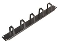 MicroConnect Cable Management D-Ring - Panel för kabelhantering - svart - 1U - 19"