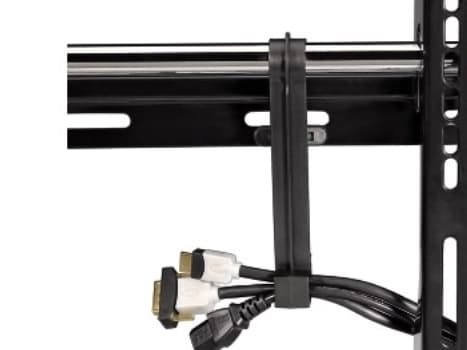 Hama "Next" Plasma/LCD Wall Bracket, VESA 400x200, 56 kg, 15, Ruostumaton teräs, Musta