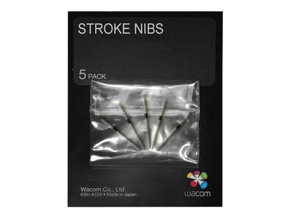 Wacom Stroke Pen Nibs - Digital pennspets (paket om 5) - för Intuos4 Large, Medium, Small, Wireless, X-Large