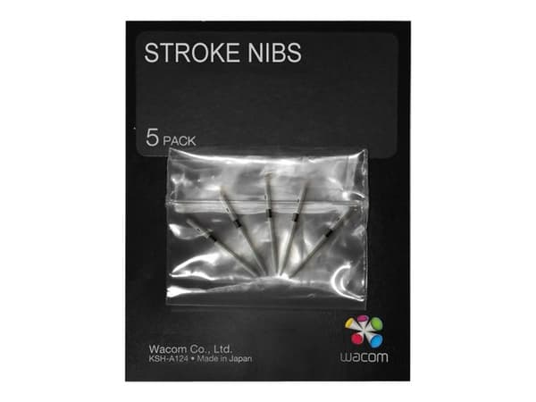 Wacom Stroke Pen Nibs - Digital pennspets (paket om 5) - för Intuos4 Large, Medium, Small, Wireless, X-Large