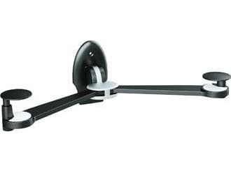 Utstyr 650500, Sort, Glass, 1 hylle, 8 kg, Vegg, 240 mm