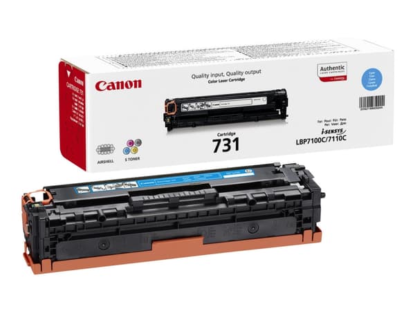 Canon 731 C - Cyan - original - tonerpatron - for i-SENSYS MF623Cn, MF628Cw
