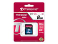Miniatyrbild 1 av 5: Transcend Premium - Flash-minneskort - 8 GB - UHS Class 1 / Class10 - 400x - SDHC UHS-I
