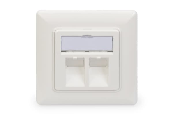 Digitus DN-93801-1, RJ-45, Valkoinen, 80 mm, 5 mm, 80 mm, Kiina