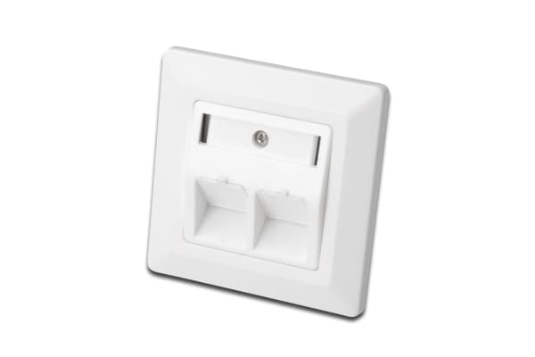 Digitus DN-93801-1, RJ-45, Valkoinen, 80 mm, 5 mm, 80 mm, Kiina