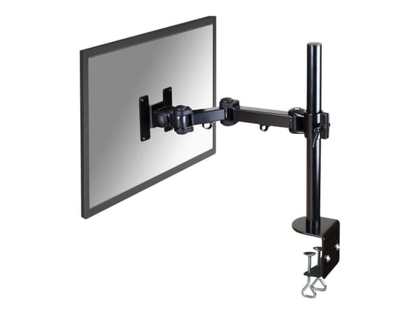 Neomounts FPMA-D960 - Monteringssats - fullständig rörelse - för LCD-display - svart - skärmstorlek: 10"-30" - klämma, monterbar, disk-monteringsbar